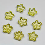 Load image into Gallery viewer, 1,2,3,4,5 pcs 100% Natural Lemon Quartz Flower Shape Carved Gemstone, Flower Shape Carving, Carved Gemstone For Jewellery 15-16 mm