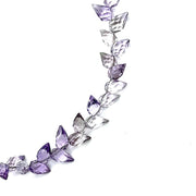 Natural Pink Amethyst Faceted Drop Shape Beads, 6X8 mm Teardrop Beads, Jewelry Making Side Cut Wholesale Earrings Beads 4 Inch Strand