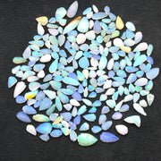 5,6,7,8 pcs AAA+ Quality 100% Natural Flashy Blue Ethopian opal Leaf Shape Carved Loose Gemstone for Jewelry 6X5-11X6 mm approx.