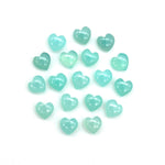 Load image into Gallery viewer, AAA Aqua Chalcedony Heart Shape Briolette's, Aqua Chalcedony Smooth Heart Shape Beads, Loose Gemstones, 8 MM Heart Charms for Jewelry