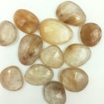 Load image into Gallery viewer, 2,10 pcs AAA+ Quality Yellow Rutile freeform Rosecut, faceted rosecut, gemstone for jewellery, jewellery making rosecut 16X12 17X14 mm