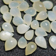 2,3,4,5,6 pcs 100% Natural Moonstone Drop Shape Gemstone, Natural Drop Shape Gemstone, Gemstone for Jewlery, 3X5- 7X4.5 mm (Approx)