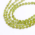 Load image into Gallery viewer, Natural Peridot Tumble Shape Beads, Green Peridot Smooth Tumble Beads for Jewelry Making, 8" Inch Uneven Nuggets Beads, 7-8 MM