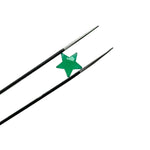Load image into Gallery viewer, Natural Green Onyx Star Shape Briolettes, Green Onyx Hand Carved Faceted Star Shape Beads, Loose Star Charm Beads for Jewelry Making, 10 MM