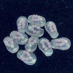 Load image into Gallery viewer, 1 Pair, 100% Natural Rose Quartz Slipper Shape Gemstone, Carved Gemstone, Loose Gemstone, Slipper Shape Gemstone, Carved Slippers, 18X11 mm