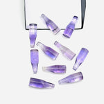 Load image into Gallery viewer, Miniature Natural Pink Amethyst Bottle Carving Beads, Bottle Shape Carved Gemstone, Jewelry Making Charms, 7X21 MM Pink Amethyst Tiny Bottle
