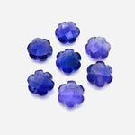 Load image into Gallery viewer, Natural Amethyst Hand Carved Flower Shape Beads, Faceted Flower Shape Carving Loose Gemstone Beads, 10 MM Purple Amethyst Flower for Jewlery
