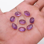 Load image into Gallery viewer, Purple Amethyst Clouds Shape Beads, Natural Amethyst Faceted Cloud Beads, Carved Amethyst Cloud Shape Charms, 12 MM, Loose Carved Briolettes