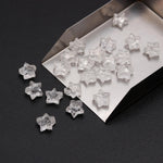 Load image into Gallery viewer, New!! Natural Crystal Quartz Rough Star Shape Beads, Clear Crystal Quartz Star Shape Gemstone For Jewlery, Loose Star Beads 10 MM, Raw Stars