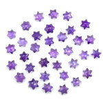 Load image into Gallery viewer, Super Cute Natural Amethyst Stars, Purple Amethyst Star Shape Beads, 6 MM Star Shape Gemstone for Jewlery, 6 Sides Carving Star Beads
