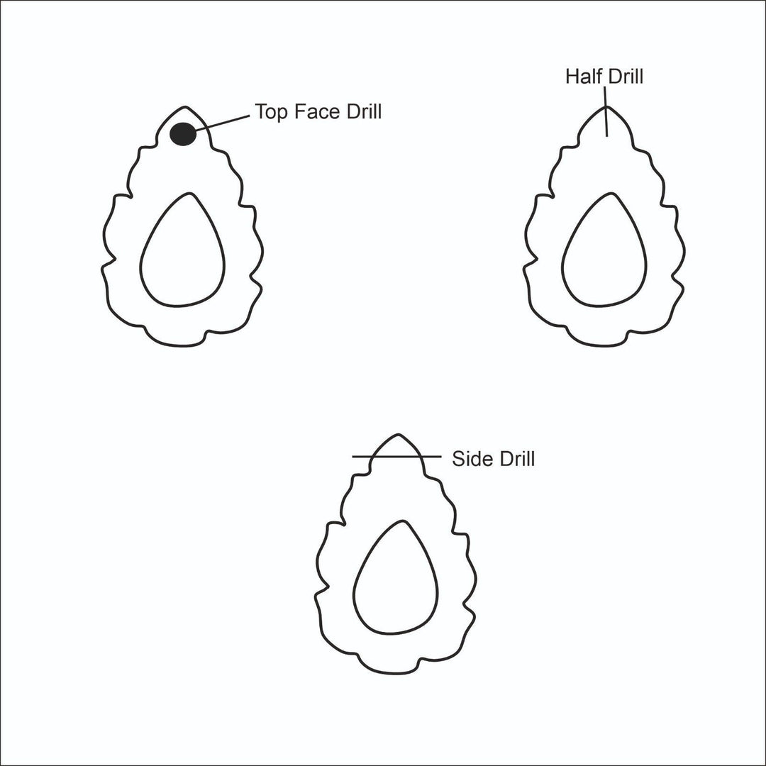 1,2,3,4,5 pcs Natural Crystal Quartz Pear Shape Carved Gemstone, Pear Shape Carving, Crystal Quartz Hand Carved Gemstone for Jewlery 18X12mm