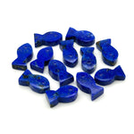 Load image into Gallery viewer, Natural Tiny Lapis Lazuli Fish Charm, Fish Shape Carved Gemstone, 7X14 MM Loose Gemstone Fishes, Healing Energy Fish Charms for Jewelry
