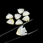 Load image into Gallery viewer, Hand Carved Mother of Pearl Fish Beads: AAA Gemstone (16X17 MM)