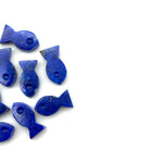Load image into Gallery viewer, Natural Tiny Lapis Lazuli Fish Charm, Fish Shape Carved Gemstone, 7X14 MM Loose Gemstone Fishes, Healing Energy Fish Charms for Jewelry