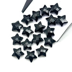 Load image into Gallery viewer, Natural Black Onyx Star Shape Briolettes, Carved Star Shape Beads, Black Onyx Faceted Star Charms, Wholesale Loose Beads for Jewelry, 12 MM