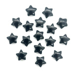 Load image into Gallery viewer, Smooth Black Onyx Star Shape Briolette's, Natural Black Onyx Carved Star Shape Beads, Loose Star Gemstone, Star Carvings 10 MM