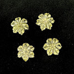 Load image into Gallery viewer, Natural Lemon Quartz Flower Shape Gemstone, AAA Natural Lemon Quartz Flower Carving Stone, Hand Carved Mini Flower Charm for Jewelry, 12 MM