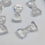 Load image into Gallery viewer, 2,3,4,5 Pcs Rose quartz Hand Carved Bow Shape, Bow Shape Gemstone For Jewlery, Bow Shape Gemstone, 12X6 mm