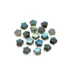 Load image into Gallery viewer, Flashy Labradorite Star Shape Briolette's, Natural Labradorite Star Gemstone Beads, Smooth Labradorite Star Beads, Mini Charms 8 MM