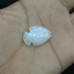 Load image into Gallery viewer, Carved Rainbow Moonstone Fish Beads: Handmade Gemstone Craft Supply