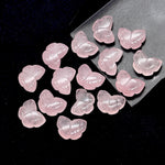 Load image into Gallery viewer, Cute Rose Quartz Butterfly Shape Beads, Natural Pink Quartz Hand Carved Butterfly Briolettes, Rose Quartz Gemstone Beads, 13 MM Loose Beads