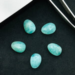 Load image into Gallery viewer, 2 pcs A-one Quality Amanzonite freeform Rosecut, faceted rosecut, gemstone for jewelry, jewelry making rosecut, loose gemstone 5X8 10X13 mm