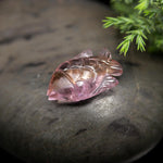 Load image into Gallery viewer, Natural Ametrine Fish Shape Beads, AAA Ametrine Carved Fish Shape Gemstone, Fish Shape Charm for Jewelry Making, 22 MM