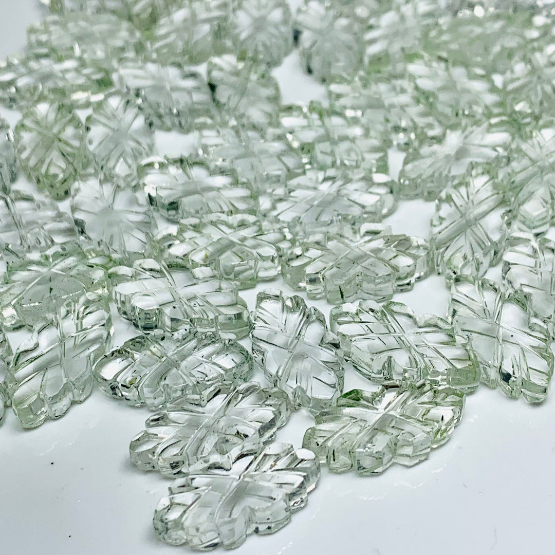 100% Natural crystal quartz Fancy Shape Gemstone, Carved Fancy Gemstone, Loose Gemstone, Fancy Shape Gemstone, Carved Gemstone, 16X8.5 mm