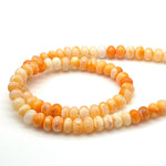 Load image into Gallery viewer, Orange Opal Shaded Necklace, Handmade Beaded Necklace, 8 MM Opal Choker Beads Necklace, Fruit Opal Jewelry, Healing Stone, Gift For Her