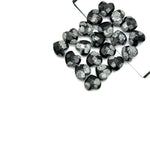 Load image into Gallery viewer, Snowflake Obsidian Heart Shape Briolette's, Faceted Heart Shape Beads, Jewelry and Craft Wholesale Beads 8 MM, Hand Carved Gemstones