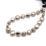 Load image into Gallery viewer, Natural Pyrite Coin Shape Beads, AAA Pyrite Plain Coin Shape Beads, 8" Strand Fancy Jewelry Making Beads Loose Beads, 8 - 10 MM Approx
