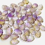 Load image into Gallery viewer, AAA Quality 100% Natural Ametrine Leaf Shape Briolettes Carving Gemstone, Leaf Shape Carved Gemstone, Gemstone For Jewellery 10-13 mm