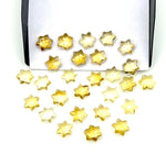 Load image into Gallery viewer, Natural Citrine Little Stars, Citrine Gemstone Star Shape Beads, 6 MM Star Shape Gemstone for Jewlery, 6 Sides Carving Star Beads