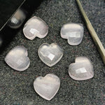 Load image into Gallery viewer, 2,3,4,5 Pcs Natural Rose Quartz Heart Shape Gemstone, Faceted Carving Gemstone, 10 MM Heart Shape Briolette's Beads For Jewelry, Charm Beads