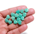 Load image into Gallery viewer, AAA Amazonite Heart Shape Beads, Natural Amazonite Heart Shape Charms, Loose Gemstone Heart Charms for Jewelry Making, 10 MM