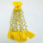 Load image into Gallery viewer, 2,3,4,5,6 Pcs 100% Natural Yellow Aquamarine Leaf Shape Carving Briolettes , Leaf Carved Gemstone, Gemstone Briolettes For Jewellery 8-10mm