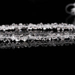 Load image into Gallery viewer, AAA Herkimer Diamond Beads, White Clear Diamond Uncut Beads, Raw Diamond Beads, Herkimer Diamond Nuggets Beads, Diamond Rough Beads, 5 MM