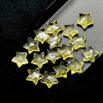 Load image into Gallery viewer, Natural Lemon Quartz Star Shape Briolettes, AAA Clear Quartz Faceted Star Beads, Wholesale Loose Beads for Jewelry, 12 MM, Star Crystals