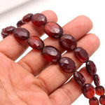 Load image into Gallery viewer, Natural Hessonite Oval Shape Beads, AAA+ Brown Hessonite Faceted Oval Beads for Jewelry Making, 9-17 MM Wholesale Loose Gemstone