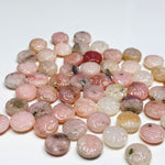 Load image into Gallery viewer, 2,3,4,5 pcs 100% Natural Pink Opal Fancy Shape Carved Gemstone, Loose Gemstone, Fancy Shape Gemstone For Jewellery, Carved Gemstone 11 mm