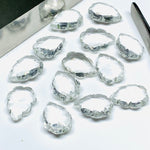 Load image into Gallery viewer, 2,3,4,5 pcs Crystal Quartz Leaves Shape Gemstone, Natural Crystal Quartz Pear Shape Carved Briolette Beads, Wholesale Jewelry Beads 16X10 mm