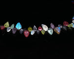 Load image into Gallery viewer, AAA+ Multi Gemstone Leaf Shape Beads, Hand Craved Leaf Shape Beads for Jewelry Making, Natural Gemstone Carvings, 4" Strand, 7-13 MM