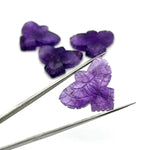 Load image into Gallery viewer, AAA Purple Amethyst Eagle Shape Carved Stone, Natural Amethyst Hand Carved Eagle Shape Gemstone, Jewelry Making, Bird Shape Carving, 30 MM