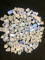 Load image into Gallery viewer, 200 Ct. Dazzling AAA Quality 100% Natural Flashy Blue Rainbow Moonstone Rough Loose Gemstone Lot For Jewelry 10X8 12X10 mm approx