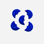 Load image into Gallery viewer, Hand Carved Lapis Lazuli Moon Face, Dark Blue Lapis Lazuli, 18X13 MM, Jewelry Making Carving Gemstone, Carved Face Crystal, Face Charm Beads