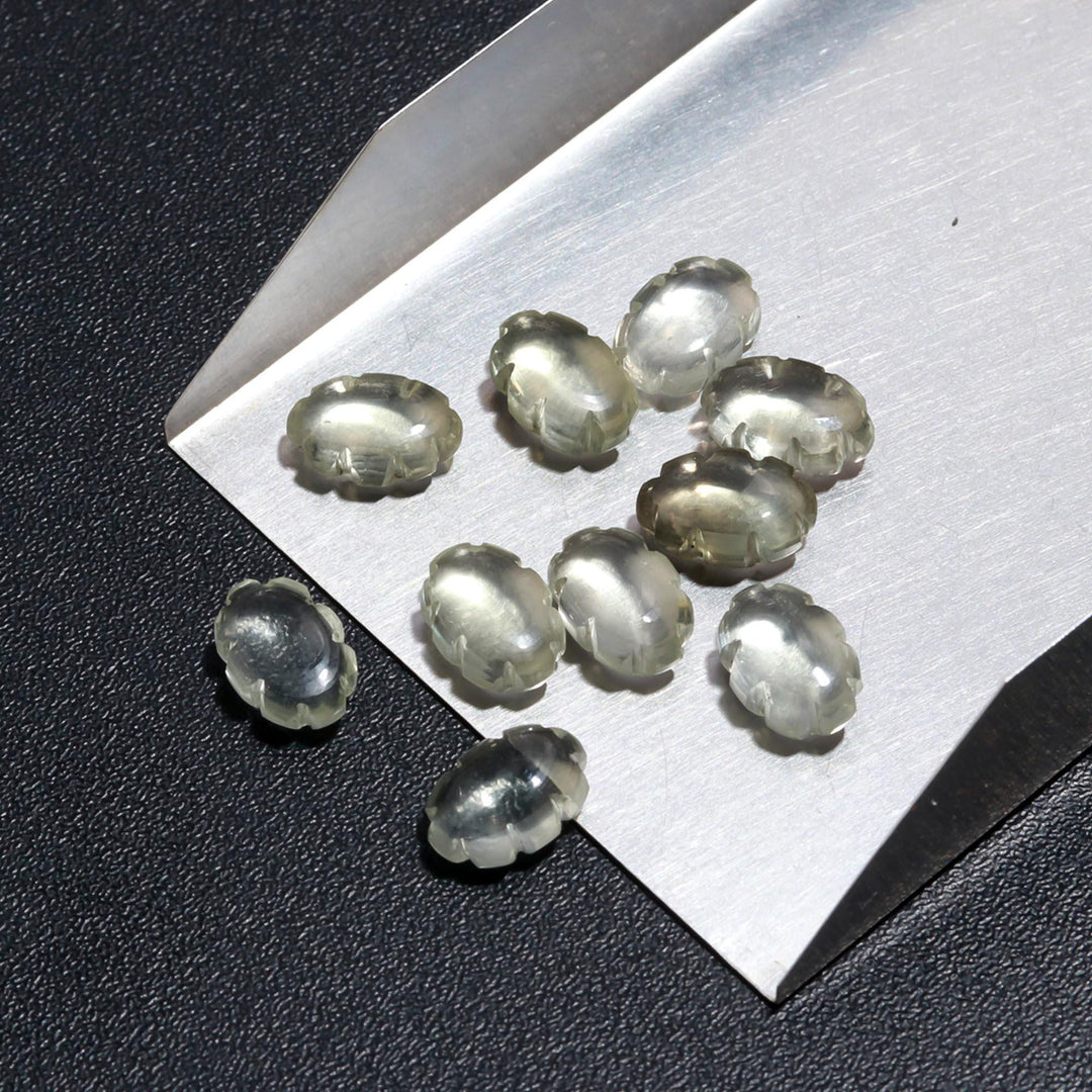 Cute Green Amethyst Clouds Shape Beads, Natural Amethyst Smooth Cloud Beads, Carved Amethyst Cloud Charms, 12 MM, Loose Carved Briolettes