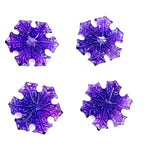 Load image into Gallery viewer, Dazzling Amethyst Snowflakes, 1 pc Natural Amethyst Snowflake Crystals, 27 MM Handmade Snowflake Carvings, Hand Carved Gemstone For Jewelry
