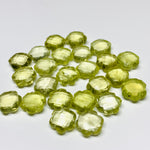 Load image into Gallery viewer, 2,3,4,5 Pcs Natural Lemon Quartz Hand Carved Flower Shape, Carved Flower Shape Gemstone For Jewellery, Flower Shape Gemstone, 10 mm