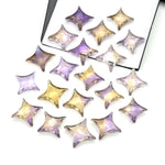 Load image into Gallery viewer, Natural Ametrine Ninja Star Shape Carving Beads, Fancy Star Shape Gemstone Beads, 11X15 MM Jewelry Making Star Shape Briolettes Loose Beads
