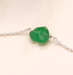 Load image into Gallery viewer, Green Strawberry Heart Bracelet, Quartz Faceted Heart Beads Bracelet, 925 Silver Bracelet, Handmade Jewelry, Women's Gift Chain Bracelet